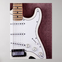 White Electric Guitar 2