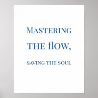 White Elegant Serif Style Perfusionist Print