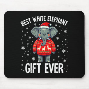 White Elephant Ever Christmas Xmas Under 15 20  Mouse Pad