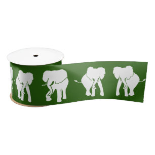 White Elephant Gift Exchange Christmas Satin Ribbon