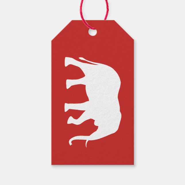 White Elephant Gift Tags (Front)