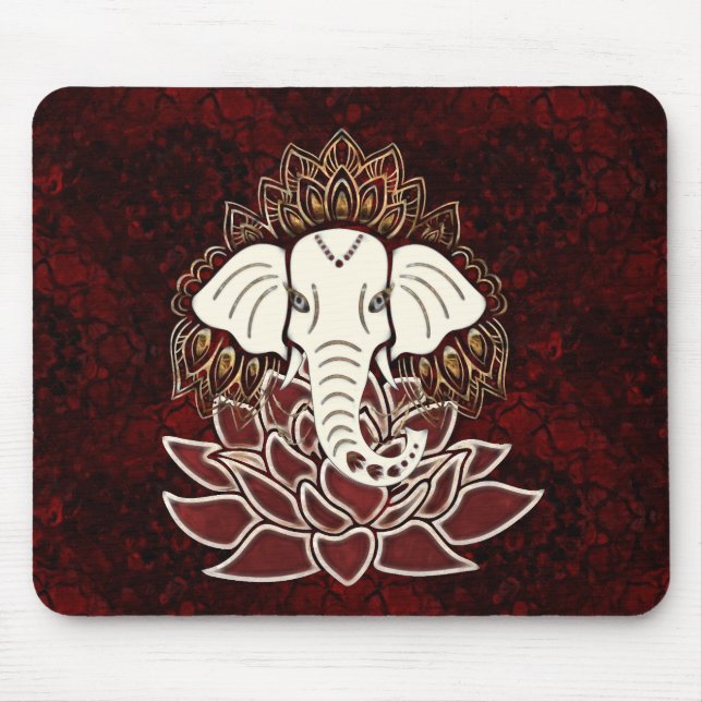 White Elephant Mousepad (Front)