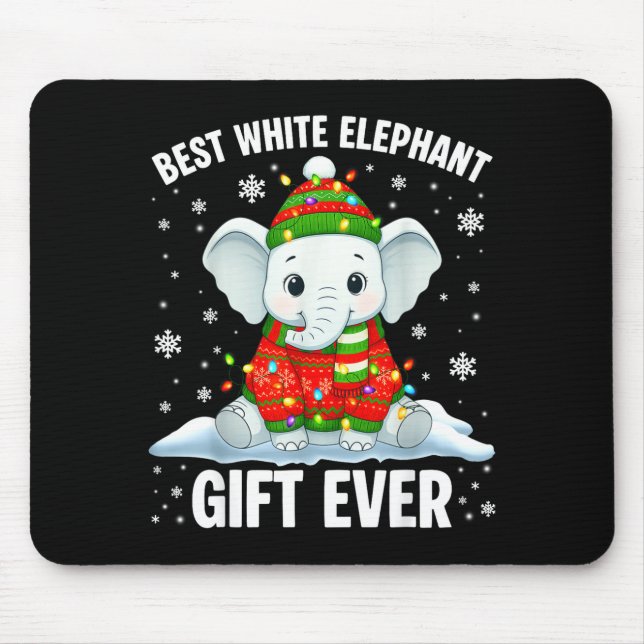 White Elephant Pjs For Adults Under 15 20  Mouse Pad (Front)
