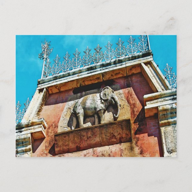 White Elephant Saloon, Fredericksburg, TX Postcard (Front)