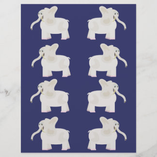 White Elephant Wrapping Sheets Flyer