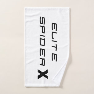 White Elite Spider X Logo Serviette à main