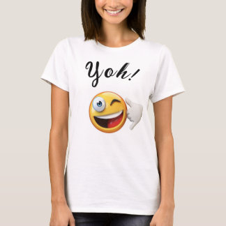 White Emoji T-Shirt, Yoh! T-Shirt