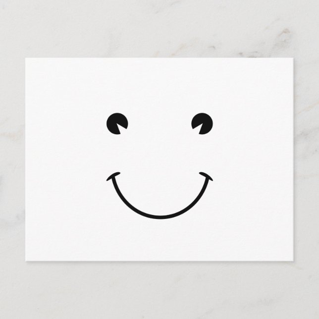 White Face Postcard (Front)