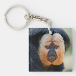 White-faced Saki Keychain