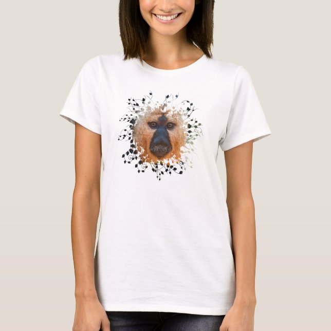 White-faced Saki T-Shirt (Front)