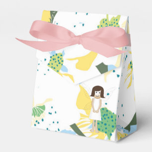 white fairy in fairytale, fall, happy birthday favor box