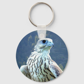 White falcon keychain