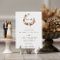White Fall Terracotta Monogram Wreath Wedding