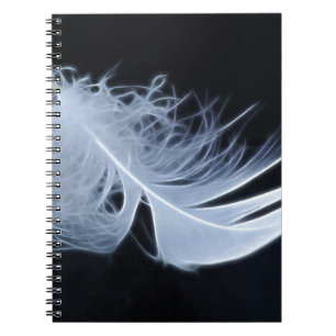 White feather - angelic by nature notebook