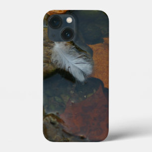 White Feather iPhone 13 Mini Case
