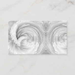 White Feathers Angel Wings Abstract Victorian Business Card