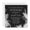 White Feathers Wedding Invitation