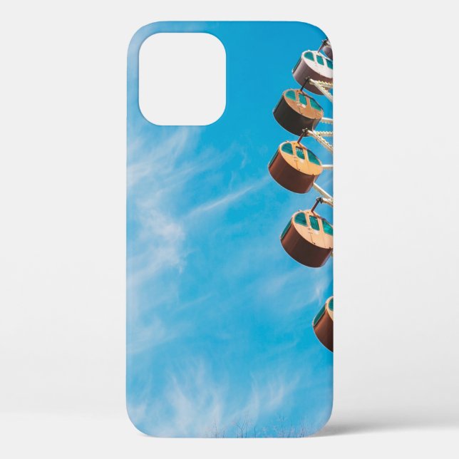 White Ferris wheel under clear sky in the morning Case-Mate iPhone Case (Back)