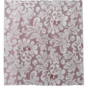 White fine elegance lace texture with seamless bea