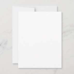White Flat Holiday Card