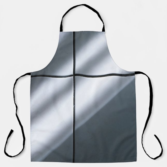 White floor tiles apron (Front)