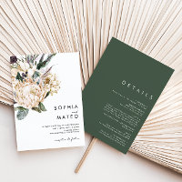 White Floral All In One Wedding