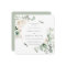 White Floral Botanical Square Wedding