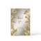 White Floral Gold Ornate Thank You Card