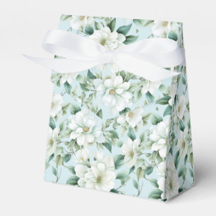 White Floral Party Treat Box