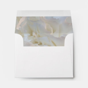 White Floral RSVP Response Card Envelopes