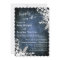 White Floral Watercolor Blue Happily Ever After
