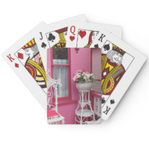 White Flower Basket on Pink - Martha's Vineyard