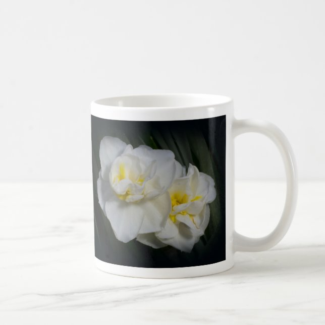 White Flower Coffee Mug (Right)