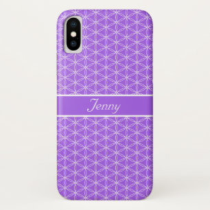 White Flower of Life Pattern Case-Mate iPhone Case