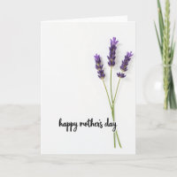 White Flower Pattern Card