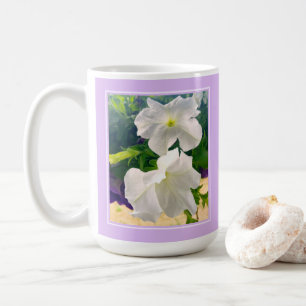 White Flower Photo Bible Verse God's Blessing Coffee Mug