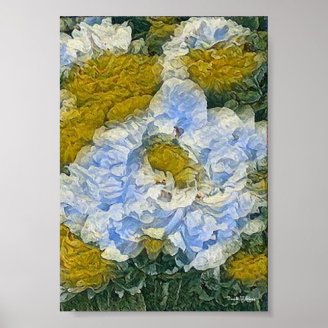 White Flower Poster (Front)