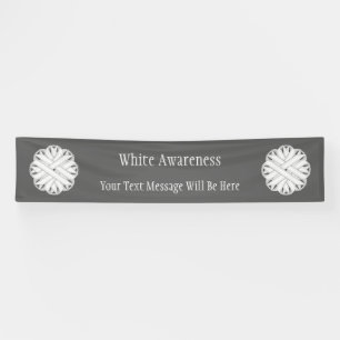 White Flower Ribbon by Kenneth Yoncich Banner
