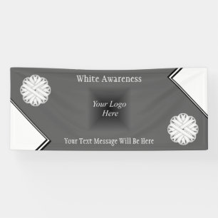 White Flower Ribbon by Kenneth Yoncich Banner