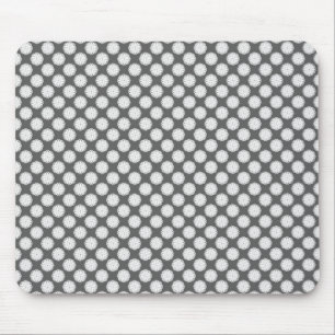 White Flower Ribbon by Kenneth Yoncich Mouse Pad