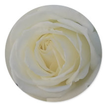 white flower sticker