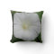 White Flower Throw Pillow