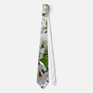 White flowering tree Blossoms Tie