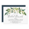 White Flowers Blooming Bridal Brunch Invitation
