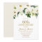 White Flowers & Cream 60th Wedding Anniversary