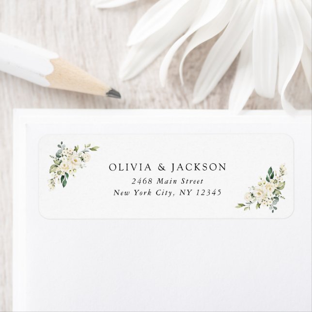 White Flowers, Cream Flowers, Greenery, Wedding (Insitu)