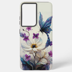 White Flowers phone case