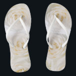 White Flowers Wedding Flip Flops<br><div class="desc">White Flowers Wedding Flip Flops are now available!</div>
