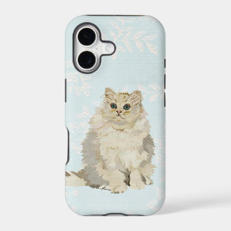 WHITE FLUFFY CAT