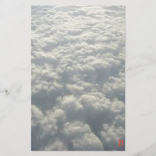 WHITE FLUFFY CLOUDS STATIONERY
